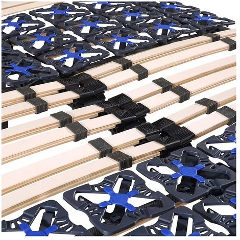 SOFAREVA Sommier Nightitude 90x190cm | Sommier A Lattes Et Plots Flexibles | Pieds Inclus - GRIS 4 SOFAREVA Sommier Nightitude 90x190cm | Sommier A Lattes Et Plots Flexibles | Pieds Inclus - GRIS – Image 3