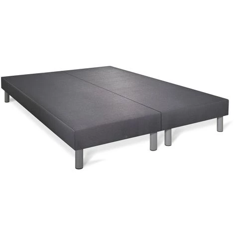 VITALIT Sommier VITAL'SOM 2 X 100 X 200 Cm - Gris 3 VITALIT Sommier VITAL'SOM 2 X 100 X 200 Cm - Gris