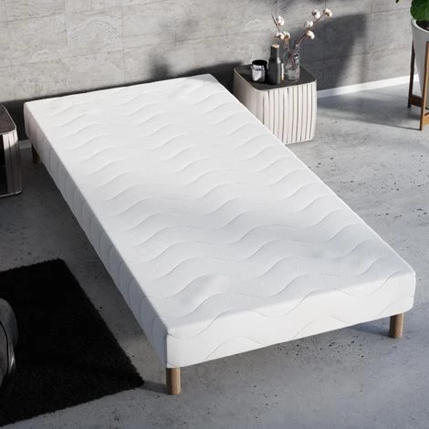 MOBILIER DECO MOONLIGHT - Sommier 80x200 + 4 Pieds - Blanc 5 MOBILIER DECO MOONLIGHT - Sommier 80x200 + 4 Pieds - Blanc – Image 3