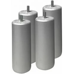 ALTOBUY TAPIKIT - Sommier Tapissier Démontable 2x20 Lattes 140x190cm Anthracite + Pieds Argent 15cm - Blanc 7 ALTOBUY TAPIKIT - Sommier Tapissier Démontable 2x20 Lattes 140x190cm Anthracite + Pieds Argent 15cm - Blanc -Sommier Soldes 18483907 3