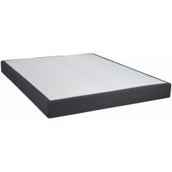 ALTOBUY TAPIKIT - Sommier Tapissier Démontable 2x20 Lattes 160x200cm Anthracite + Pieds Carrés Argent 15cm - Blanc 6 ALTOBUY TAPIKIT - Sommier Tapissier Démontable 2x20 Lattes 160x200cm Anthracite + Pieds Carrés Argent 15cm - Blanc -Sommier Soldes 18483919 2