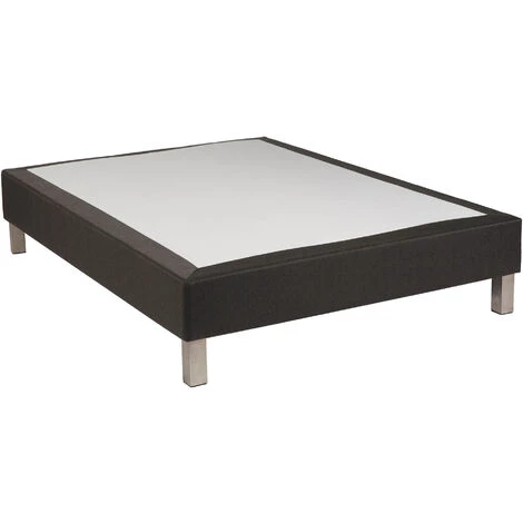 SOMEO Sommier Ressorts Ensachés Gris Foncé Chiné 80x200 - Gris 4 SOMEO Sommier Ressorts Ensachés Gris Foncé Chiné 80x200 - Gris – Image 2