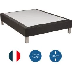 SOMEO Sommier Ressorts Ensachés Gris Foncé Chiné 80x200 - Gris 8 SOMEO Sommier Ressorts Ensachés Gris Foncé Chiné 80x200 - Gris -Sommier Soldes 18506165 3
