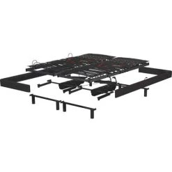 Sommier Relaxation Cerisier Bultex Pop Art Sigma 2x90x200 - Marron -Sommier Soldes 18506444 4