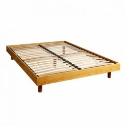 TERRE DE NUIT Sommier Kit à Lattes Coloris Bois Miel 140x190 - Bois Naturel