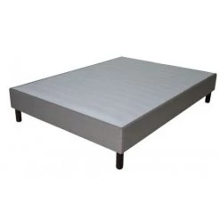 Sommier Collection Hotel Luxury MUSTANG EQUILIBRE 90x190 Bleu Marine - Blanc