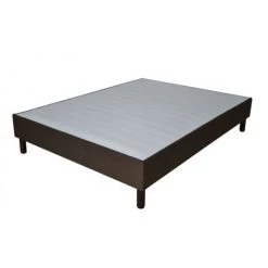 Sommier Collection Hotel Luxury MUSTANG EQUILIBRE 90x190 Bleu Marine - Blanc -Sommier Soldes 18985253 3