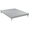 Sommier Essenzia Déco Gris 120x200 - Blanc
