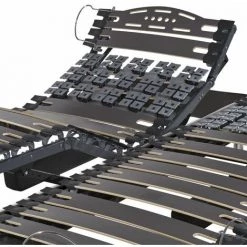 EBAC LITERIE Sommier électrique Action + Réglage Fermeté Zone Lombaires - Gris - 2x90x200 - - Gris 10 EBAC LITERIE Sommier électrique Action + Réglage Fermeté Zone Lombaires - Gris - 2x90x200 - - Gris -Sommier Soldes 19267543 5