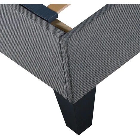 OLYMPE LITERIE | Sommier En Kit ERGOSTAR | Gris Clair | 90x200 Cm - Gris 6 OLYMPE LITERIE | Sommier En Kit ERGOSTAR | Gris Clair | 90x200 Cm - Gris – Image 4