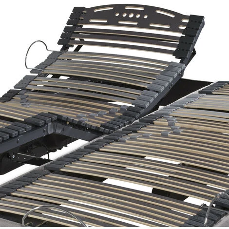 EBAC LITERIE Sommier électrique Confort + Réglage Fermeté Zone Lombaires - Lin - 2x80x200 - - Lin 6 EBAC LITERIE Sommier électrique Confort + Réglage Fermeté Zone Lombaires - Lin - 2x80x200 - - Lin – Image 4