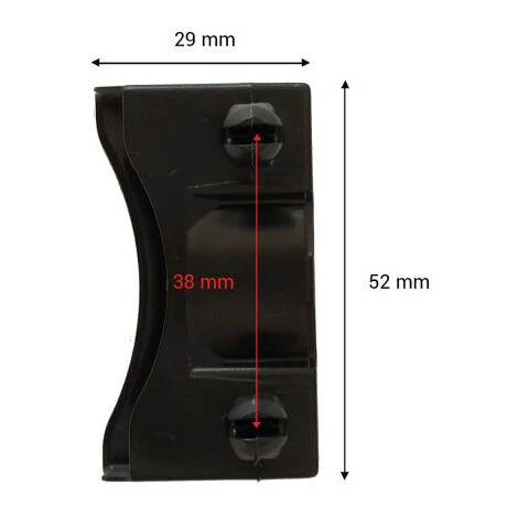 EBAC LITERIE Lot De 2 Embouts Noir Pour Lattes 48 X 8 Mm - Noir 5 EBAC LITERIE Lot De 2 Embouts Noir Pour Lattes 48 X 8 Mm - Noir â Image 3