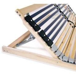 ASUPERMALL Sommier A Lattes Avec 42 Lattes 7 Zones 120 X 200 Cm -Sommier Soldes 20850645 4