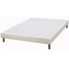 EBAC LITERIE Sommier Tapissier + Pieds 140x190 SR15 12 Lattes Sahara - Ficelle -Sommier Soldes 20979985 1