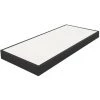 EBAC LITERIE Sommier Tapissier 90x200 SP18 13 Lattes Anthracite - Anthracite -Sommier Soldes 20979994 1