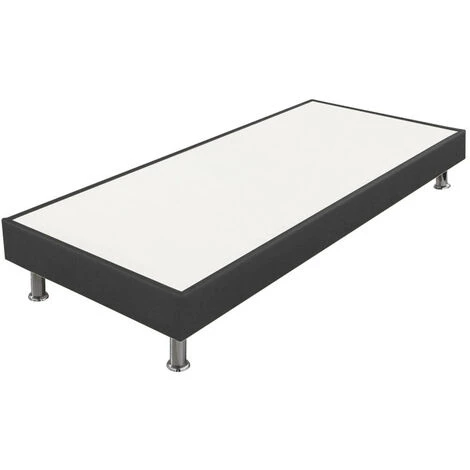 EBAC LITERIE Sommier Tapissier + Pieds 90x200 SP18 13 Lattes Anthracite - Anthracite 3 EBAC LITERIE Sommier Tapissier + Pieds 90x200 SP18 13 Lattes Anthracite - Anthracite