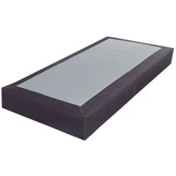 EBAC LITERIE Sommier Tenor 80x200 Tissu Anthracite 13 Lattes - Anthracite