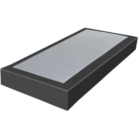 EBAC LITERIE Sommier Tenor 80x200 Simili Anthracite 13 Lattes - Anthracite 3 EBAC LITERIE Sommier Tenor 80x200 Simili Anthracite 13 Lattes - Anthracite