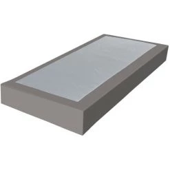 EBAC LITERIE Sommier Tenor 80x200 Simili Taupe 13 Lattes - Taupe