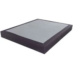 EBAC LITERIE Sommier Tenor 140x190 Tissu Anthracite 12 Lattes - Anthracite