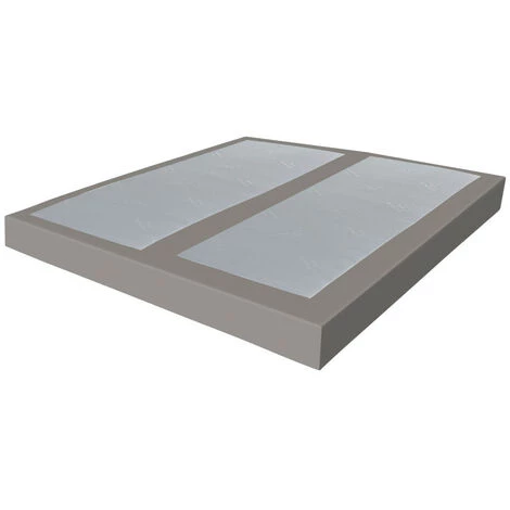EBAC LITERIE Sommier Tenor 80+80x200 Simili Taupe 26 Lattes - Taupe 3 EBAC LITERIE Sommier Tenor 80+80x200 Simili Taupe 26 Lattes - Taupe