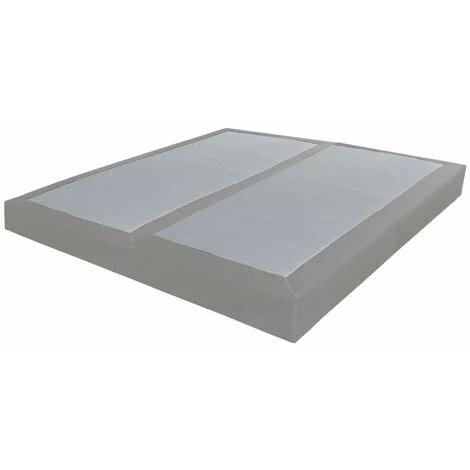 EBAC LITERIE Sommier Tenor 80+80x200 Tissu Lin 26 Lattes - Lin 3 EBAC LITERIE Sommier Tenor 80+80x200 Tissu Lin 26 Lattes - Lin