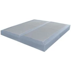 EBAC LITERIE Sommier Tenor 90+90x200 Tissu Baltique 26 Lattes - Bleu Clair