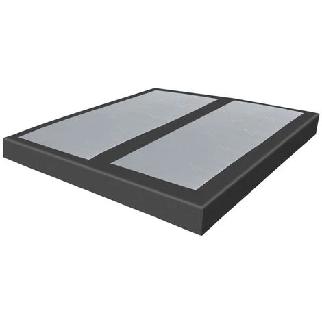 EBAC LITERIE Sommier Tenor 90+90x200 Simili Anthracite 26 Lattes - Anthracite 3 EBAC LITERIE Sommier Tenor 90+90x200 Simili Anthracite 26 Lattes - Anthracite