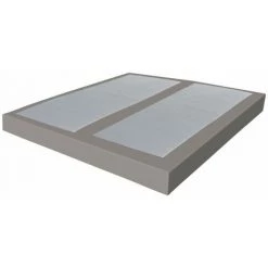 EBAC LITERIE Sommier Tenor 90+90x200 Simili Taupe 26 Lattes - Taupe