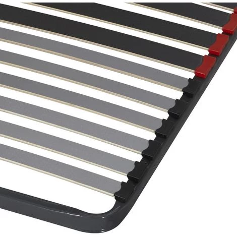 EBAC LITERIE Sommier à Lattes 90x190 C34 - 20 Lattes Bois - Fabrication Française - Gris 4 EBAC LITERIE Sommier à Lattes 90x190 C34 - 20 Lattes Bois - Fabrication Française - Gris – Image 2