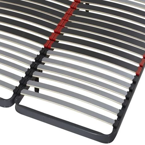 EBAC LITERIE Sommier à Lattes + Pieds 2x80x200 C34 - 40 Lattes Bois - Fabrication Française - Gris 4 EBAC LITERIE Sommier à Lattes + Pieds 2x80x200 C34 - 40 Lattes Bois - Fabrication Française - Gris – Image 2