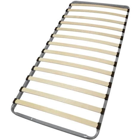 EBAC LITERIE Sommier à Lattes 90x190 C213 - 13 Lattes Bois - Fabrication Française - Gris 3 EBAC LITERIE Sommier à Lattes 90x190 C213 - 13 Lattes Bois - Fabrication Française - Gris