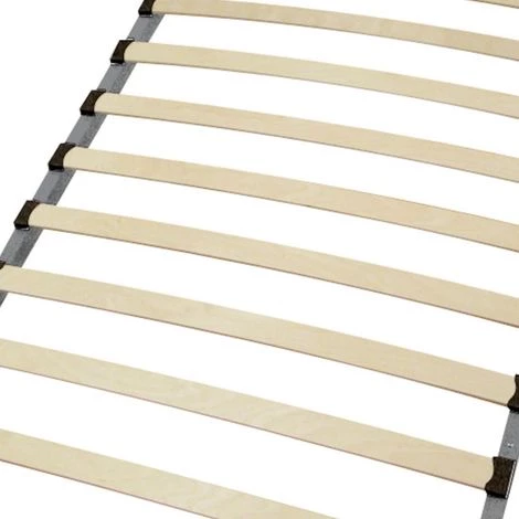 EBAC LITERIE Sommier à Lattes 90x190 C213 - 13 Lattes Bois - Fabrication Française - Gris 4 EBAC LITERIE Sommier à Lattes 90x190 C213 - 13 Lattes Bois - Fabrication Française - Gris – Image 2