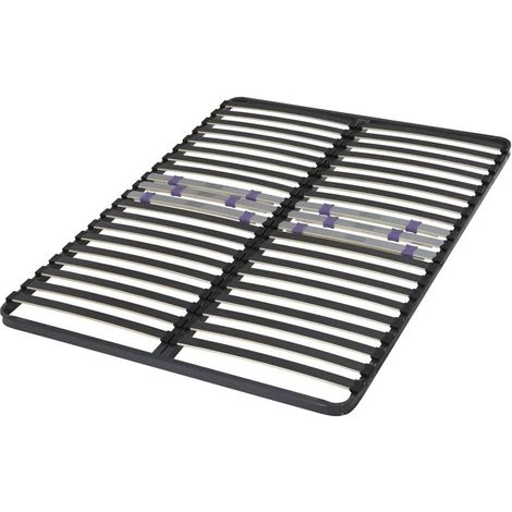 EBAC LITERIE Sommier à Lattes 140x190 C223 - 40 Lattes Bois - Fabrication Française - Gris 3 EBAC LITERIE Sommier à Lattes 140x190 C223 - 40 Lattes Bois - Fabrication Française - Gris