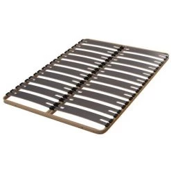 EBAC LITERIE Sommier à Lattes 140x190 C310 - 20 Lattes Bois - Fabrication Française - Marron