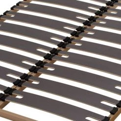 EBAC LITERIE Sommier à Lattes + Pieds 140x190 C310 - 20 Lattes Bois - Fabrication Française - Marron 6 EBAC LITERIE Sommier à Lattes + Pieds 140x190 C310 - 20 Lattes Bois - Fabrication Française - Marron -Sommier Soldes 20980458 2