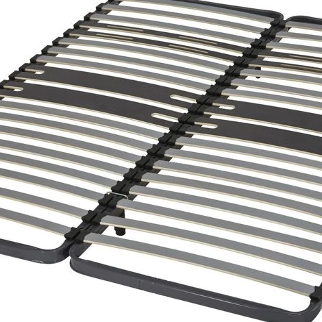 EBAC LITERIE Sommier à Lattes 2x90x200 C318 - 38 Lattes Bois - Fabrication Française - Gris 4 EBAC LITERIE Sommier à Lattes 2x90x200 C318 - 38 Lattes Bois - Fabrication Française - Gris – Image 2