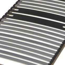 EBAC LITERIE Sommier à Lattes 90x190 C322 - 22 Lattes Bois - Fabrication Française - Marron -Sommier Soldes 20980487 2