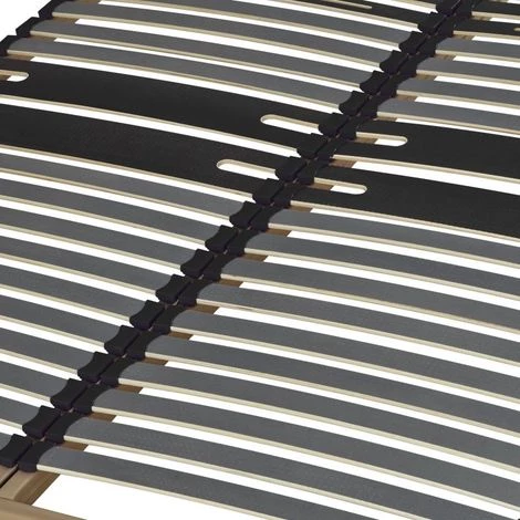 EBAC LITERIE Sommier à Lattes 140x190 C322 - 44 Lattes Bois - Fabrication Française - Marron 4 EBAC LITERIE Sommier à Lattes 140x190 C322 - 44 Lattes Bois - Fabrication Française - Marron – Image 2