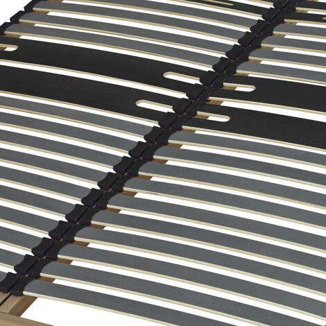 EBAC LITERIE Sommier à Lattes 140x200 C322 - 46 Lattes Bois - Fabrication Française - Marron 4 EBAC LITERIE Sommier à Lattes 140x200 C322 - 46 Lattes Bois - Fabrication Française - Marron – Image 2