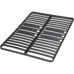 EBAC LITERIE Sommier à Lattes 140x190 C416 - 30 Lattes Bois - Fabrication Française - Gris