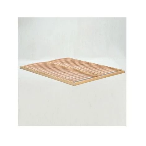 LE QUAI DES AFFAIRES Sommier NEVADA 140x200 Cadre Bois 2x18 Lattes Multiplis / Naturel/ 198x139x9 3 LE QUAI DES AFFAIRES Sommier NEVADA 140x200 Cadre Bois 2x18 Lattes Multiplis / Naturel/ 198x139x9