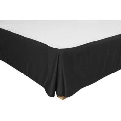 TERRE DE NUIT Cache-sommier Intégral Noir 90x190 - Noir 7 TERRE DE NUIT Cache-sommier Intégral Noir 90x190 - Noir -Sommier Soldes 22784770 3