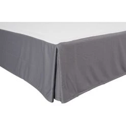 TERRE DE NUIT Cache-sommier Intégral Gris Ardoise 90x190 - Gris 7 TERRE DE NUIT Cache-sommier Intégral Gris Ardoise 90x190 - Gris -Sommier Soldes 22784788 3