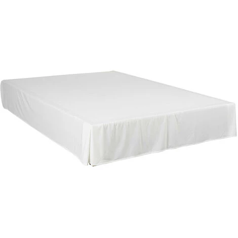 TERRE DE NUIT Cache-sommier Intégral écru 160x200 - Ecru 4 TERRE DE NUIT Cache-sommier Intégral écru 160x200 - Ecru – Image 2