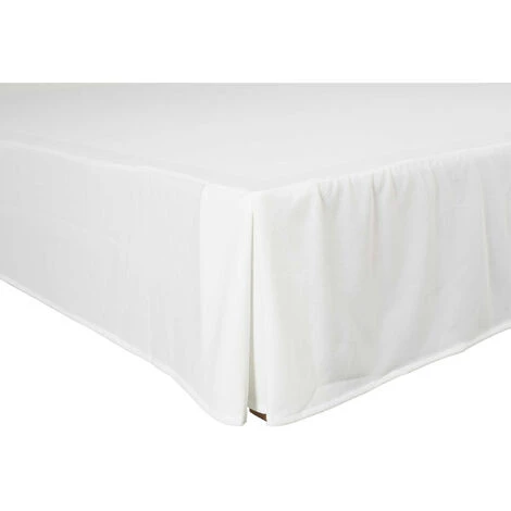 TERRE DE NUIT Cache-sommier Intégral écru 160x200 - Ecru 5 TERRE DE NUIT Cache-sommier Intégral écru 160x200 - Ecru – Image 3