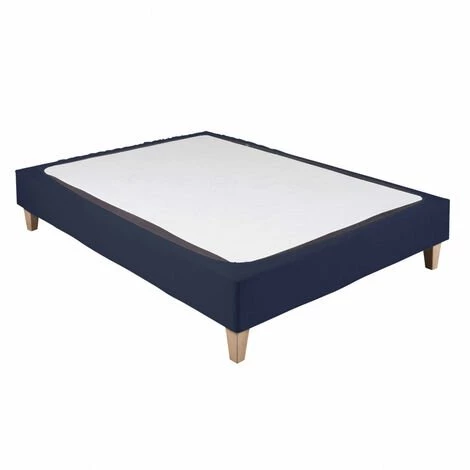 TERRE DE NUIT Cache-sommier Coton Jersey Bleu Marine 80x200 - Bleu Marine 3 TERRE DE NUIT Cache-sommier Coton Jersey Bleu Marine 80x200 - Bleu Marine