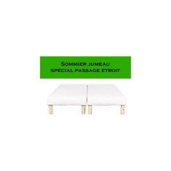 BYSOMMIFLEX Sommier Tapissier 140x190cm (70x190x2) Blanc 7 BYSOMMIFLEX Sommier Tapissier 140x190cm (70x190x2) Blanc -Sommier Soldes 23347332 3