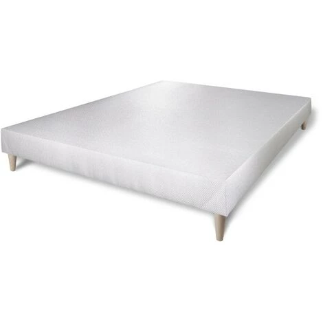 SLEEPFIT Sommier Tapissier Blanc 140x190 - Blanc 5 SLEEPFIT Sommier Tapissier Blanc 140x190 - Blanc – Image 3
