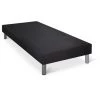 SOMNESS Sommier Tapissier Noir 90x190 - Noir -Sommier Soldes 23573051 1